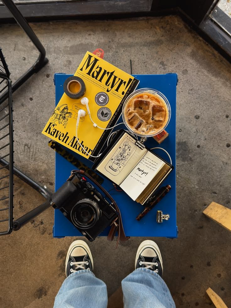 Product photography laid out for a campaign brief